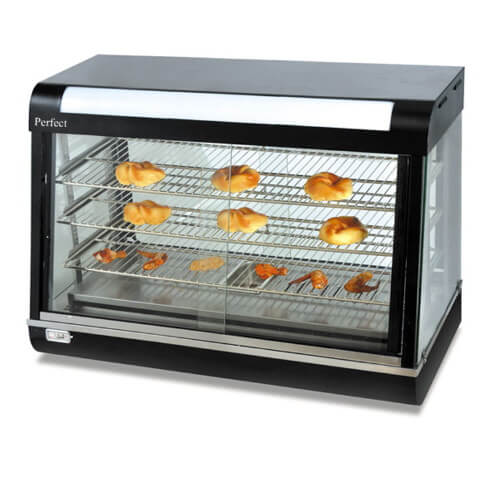Curved Glass Electric Food Display Warmer