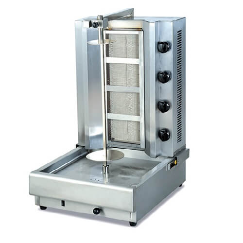 Gas Kebab Machine 4 Burners