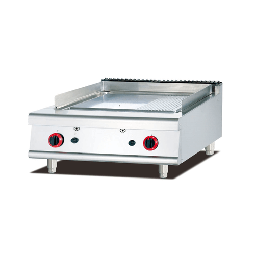 900 Series Counter Top 1/3 Grooved Gas Griddle