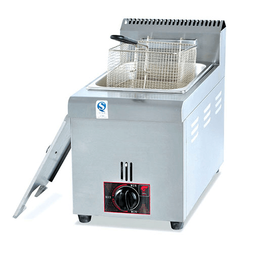 Counter Top Gas 1-Tank 1-Basket Fryer