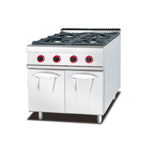 900 Series Free Standing 4 Burner Gas Range with Cabinet 90 cm Deep