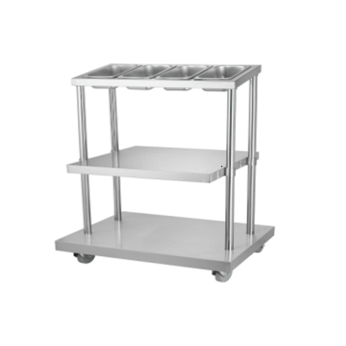 Buffet Trolly with 4 GN1/3 Pans