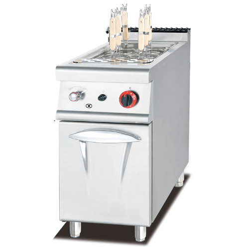 400 Series Standing 6 Basket Electric Pasta Cooker with Cabinet 90 cm Deep
