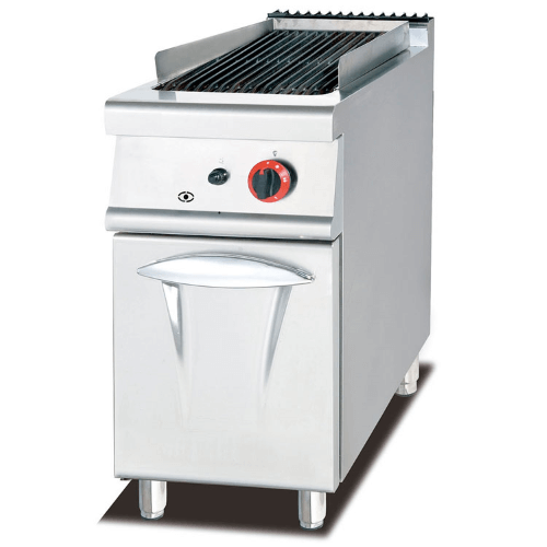 400 Series Free Standing Gas Lava Rock Grill with Cabinet 90 cm Deep