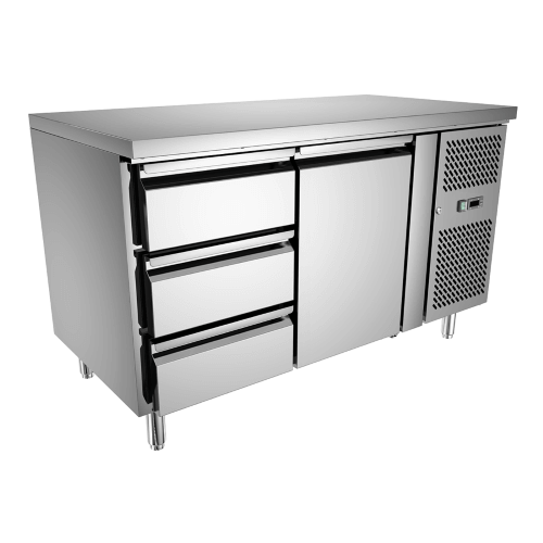3 Drawer 1door Undercounter refrigerator 260 L 136 cm