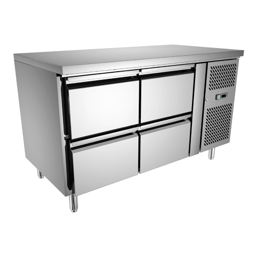 2 x 2 Drawer Undercounter refrigerator 260 L 136 cm