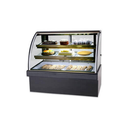 150 cm Two Shelves Curved Display Counter