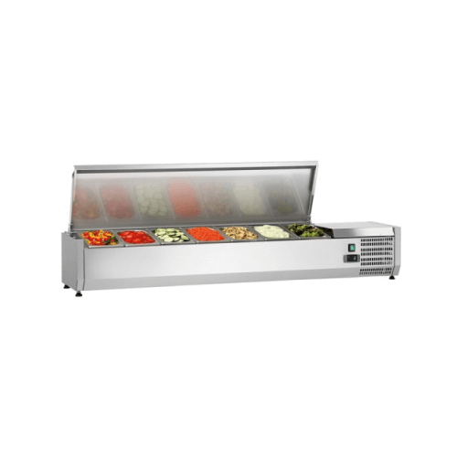 180 cm Stainless Top Cold Bain Marie