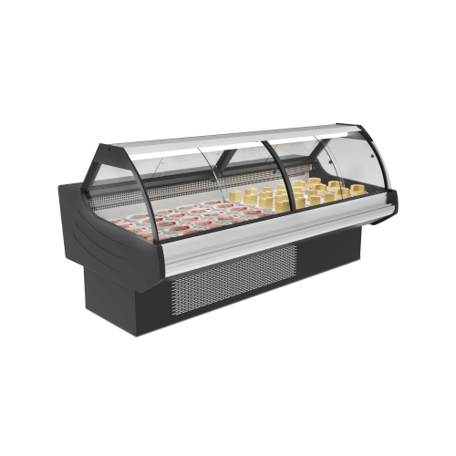 Curved Deli display 252 cm