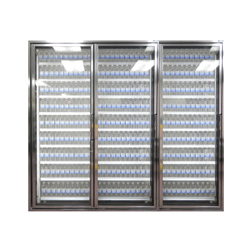3 Door RVS Fan Cooled Drink Display Refrigerator 2000L