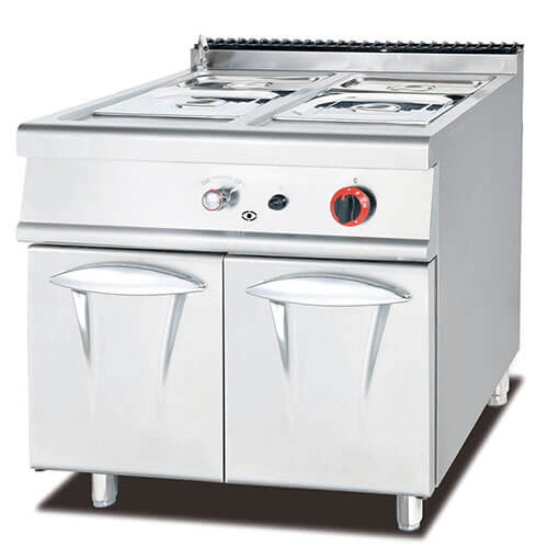 Free Standing 900 Series Gas Bain Marie with Cabinet