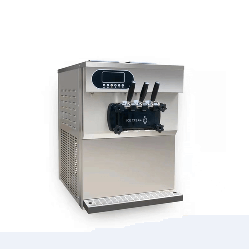 2. Triple (2+1) Dispenser High End Table Top Soft Serve Ice Cream Machine 25L