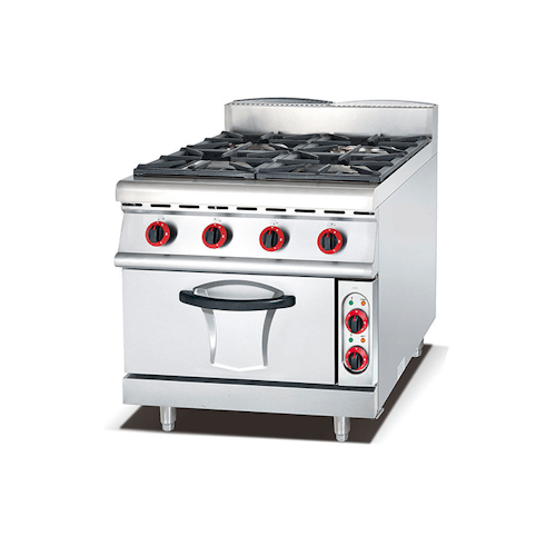 700 Series 4-Burner Gas Range with Electric Oven 75 cm Deep