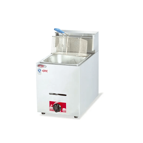 290 Series Countertop 1 Tank 1 Basket Gas Deep Fryer 52 cm Deep