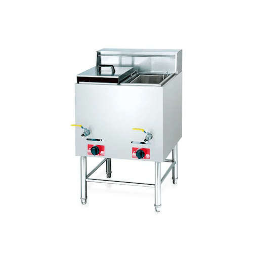 550 Series 2 Tank 2 Basket Gas Deep Fryer 65 cm Deep