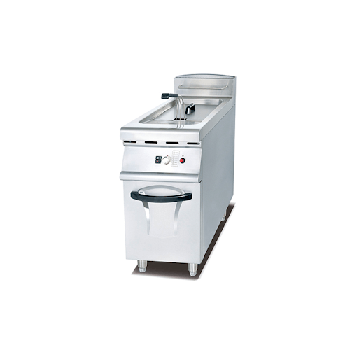 400 Series 20L 1 Tank 1 Basket Standing Gas Deep Fryer 75 cm Deep