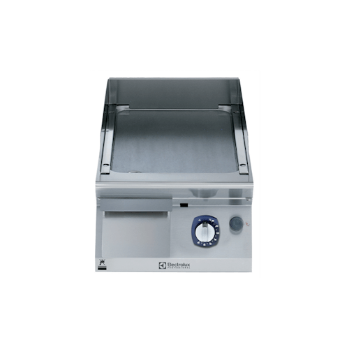 b. Modular Cooking Range Line 700XP 400mm Gas Fry Top, Smooth Brushed Chrome Plate