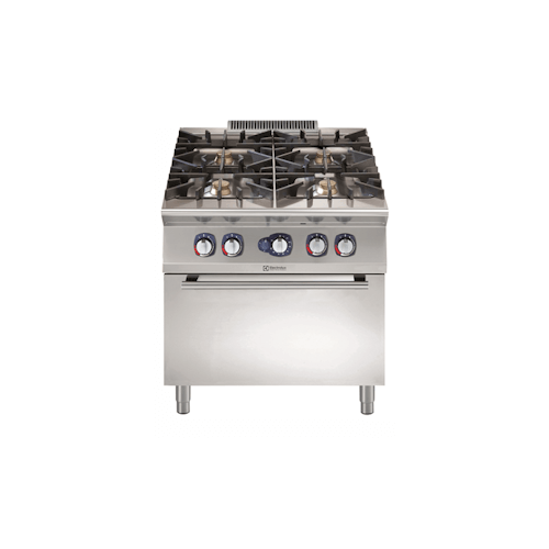 Modular Cooking Range Line 900XP 4-Burner Gas Range 6 kW on Gas Oven