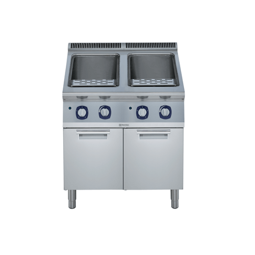 Modular Cooking Range Line 900XP Electric Pasta Cooker, 2 Wells 40 Litres 380V
