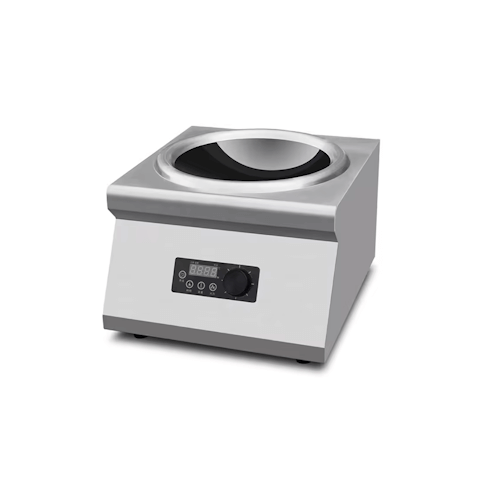 Single Tabletop Induction Wok Cooker 5 Kw 220V